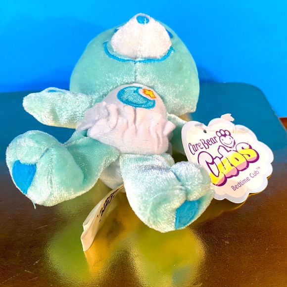 CARE BEAR CUBS VTG 2006 NWT BEDTIME CUB PLUSH WEARING DIAPER, EMBROIDERED PLUSH - Picture 7 of 11